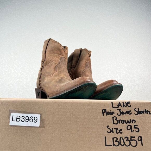 Women's Tan Ankle Boots - Picture 11 of 11